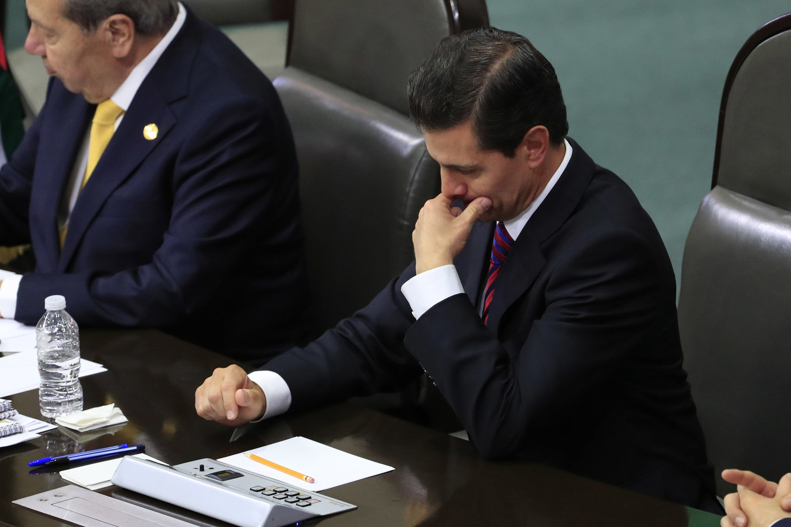 Logro. Peña Nieto aseguró que su administración pudo invertir 139 mil millones de pesos en mejorar la infraestructura educativa. (EL UNIVERSAL)