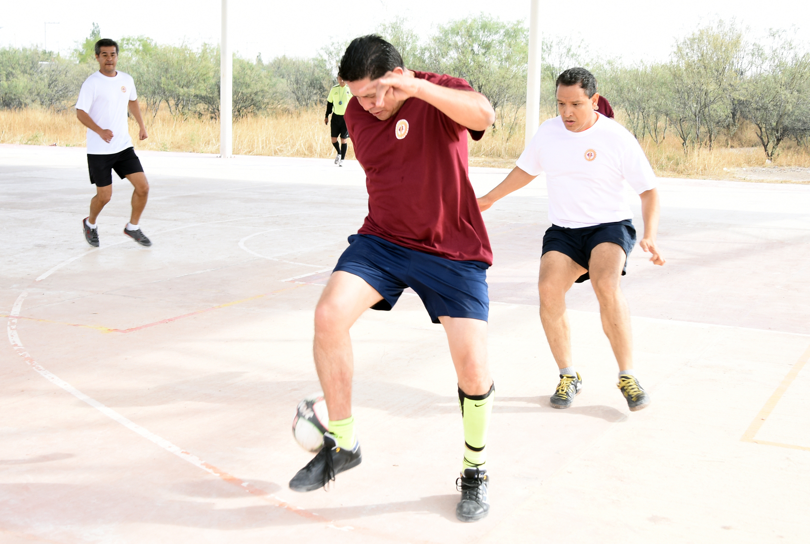 El Futbol 6 tuvo intensos duelos en el cuadrangular. (ARCHIVO)