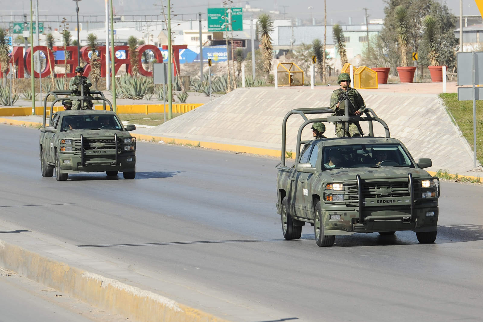 Un total de 750 efectivos militares fueron desplegados en Coahuila para reforzar las acciones de seguridad en la entidad. (ARCHIVO)