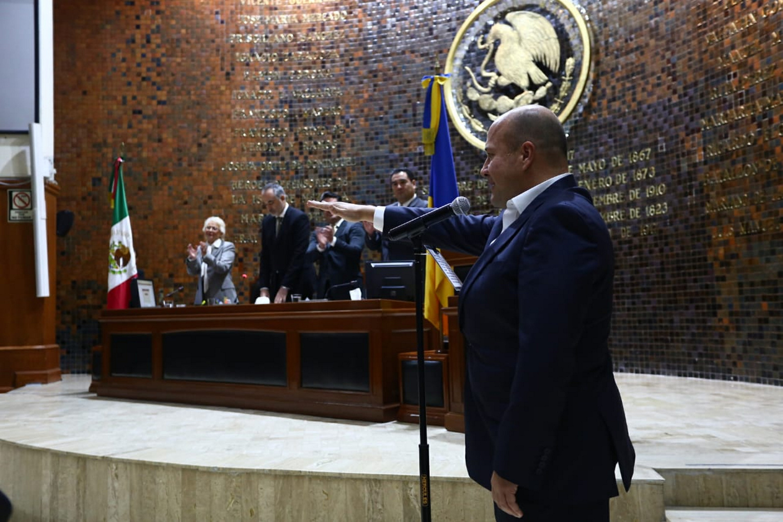 Impulso. El gobernador de Jalisco, Enrique Alfaro manifestó que el presidente de la República, cuenta con el apoyo de Jalisco. (NOTIMEX)