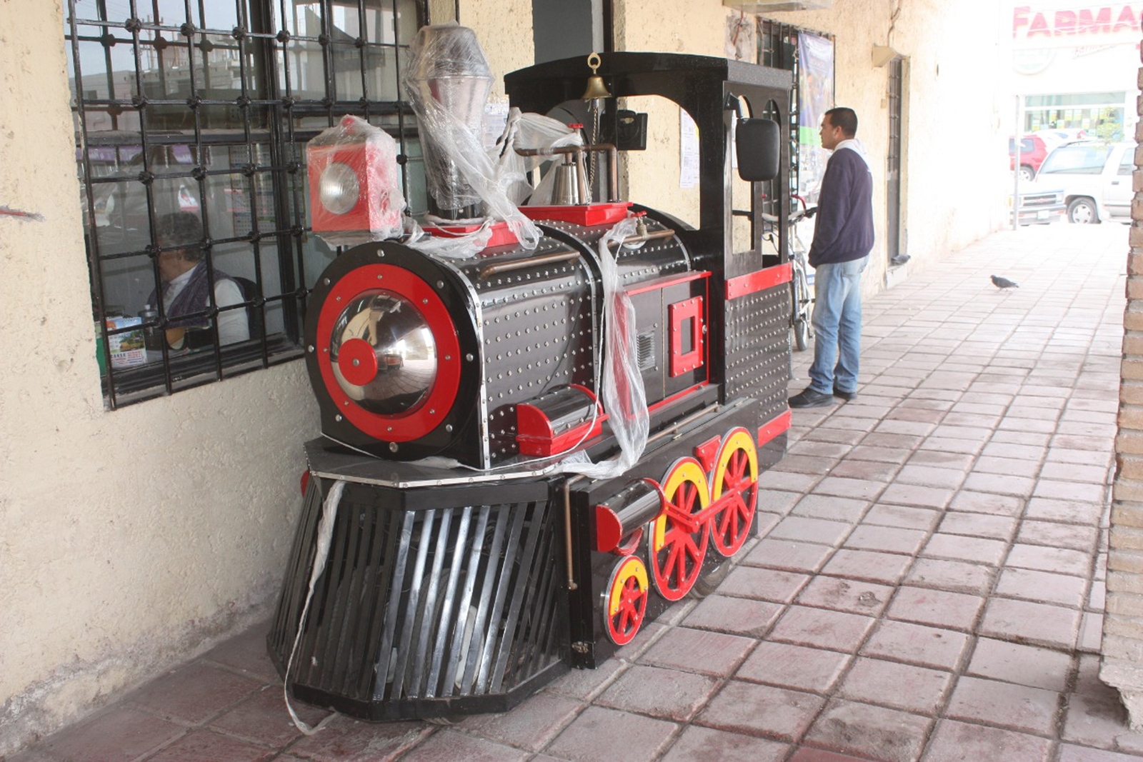 Atracción. El DIF San Pedro dispondrá de un tren infantil para que se realicen paseos en el sector Centro de la ciudad. (EL SIGLO DE TORREÓN/ROBERTO ITURRIAGA)