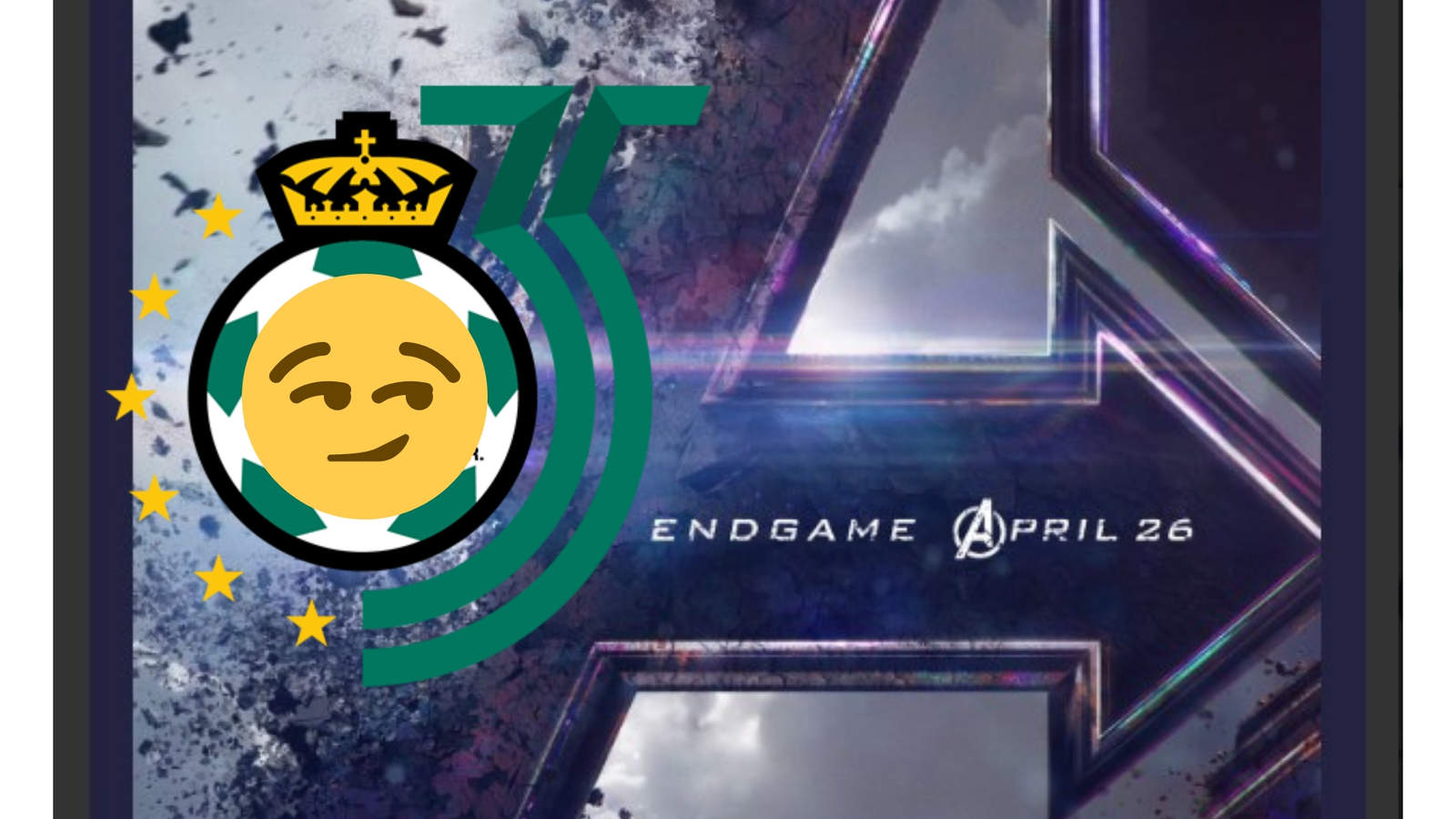 Con un “guiño”, Club Santos compartió el nuevo póster lanzado por Marvel Studios donde anuncian el estreno de Avengers Endgame el próximo 26 de abril del 2019. 