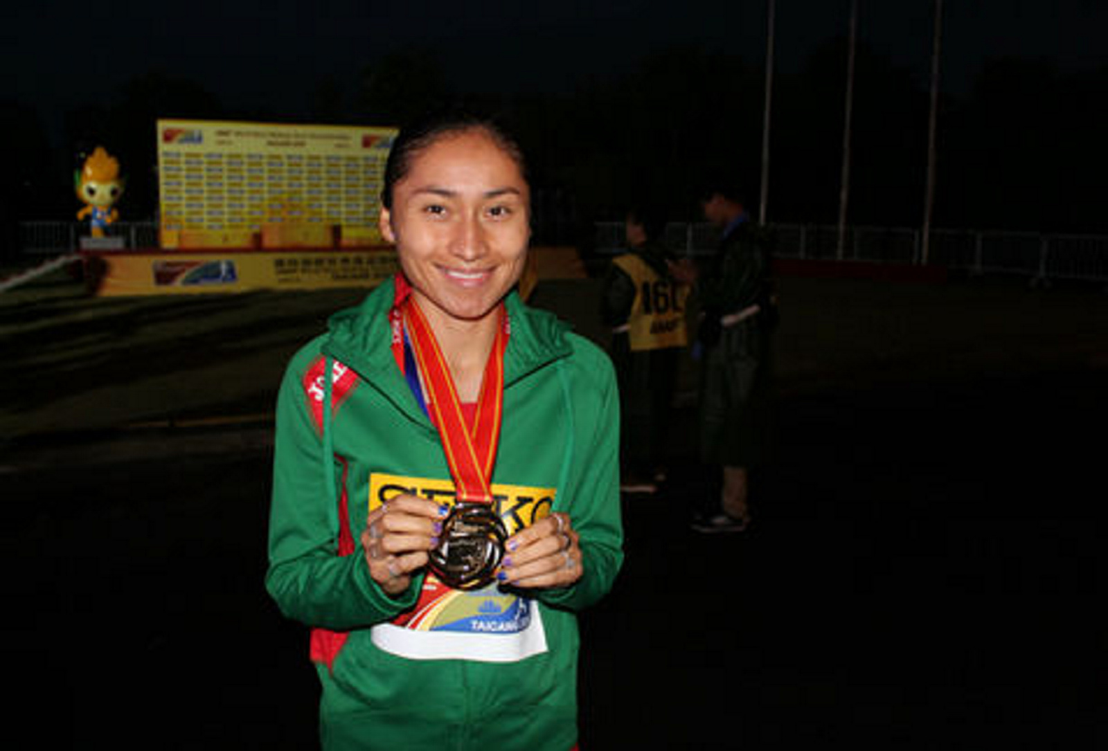 Guadalupe González ganó la medalla de oro en mayo en la Copa Mundial.