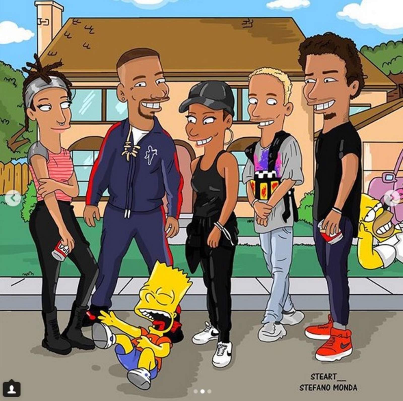 Will Smith y su familia aparecen como personajes de Los Simpson