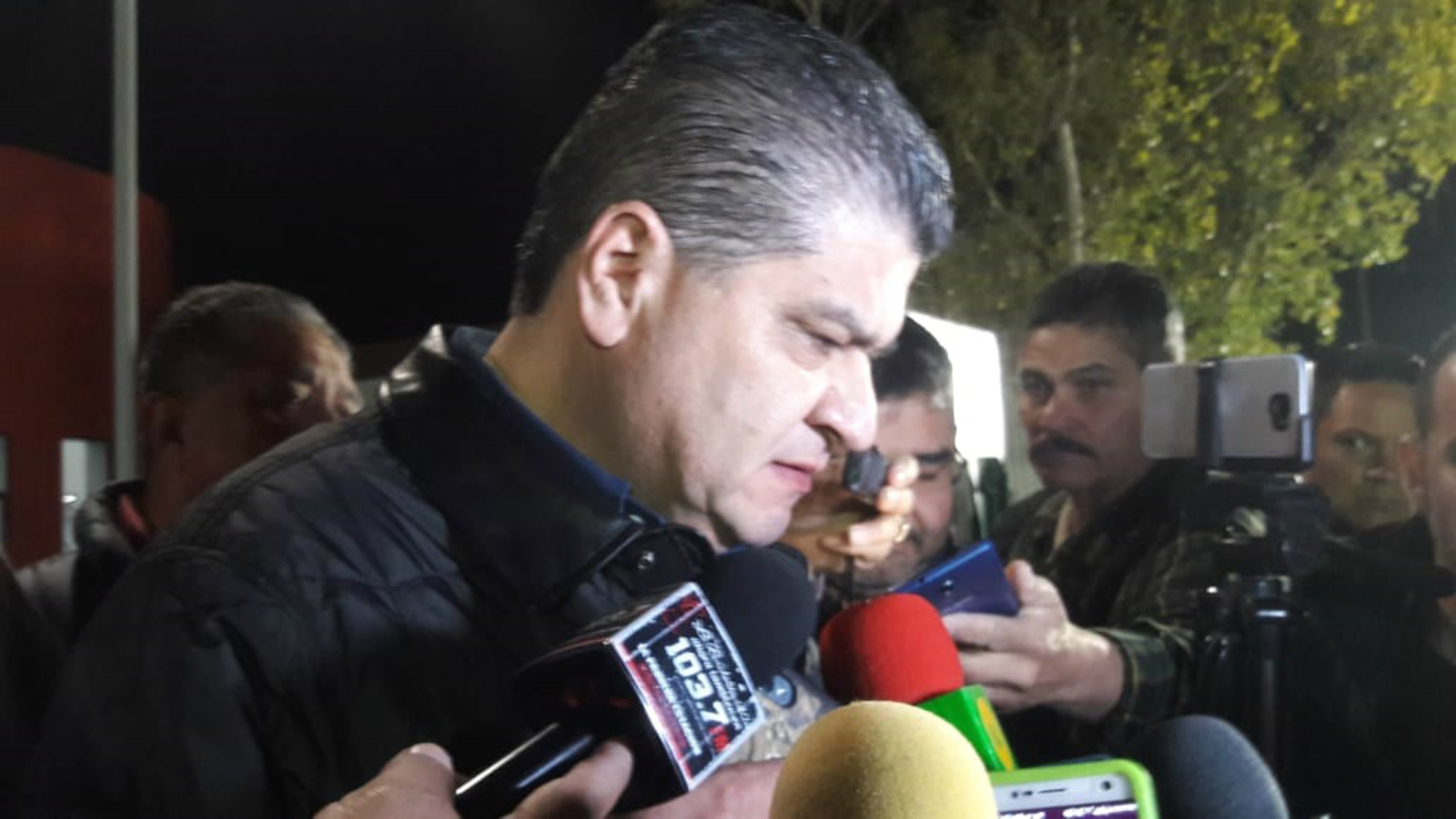 Alerta. Miguel Ángel Riquelme señaló que ha habido varias amenazas en contra de los elementos del Estado.
