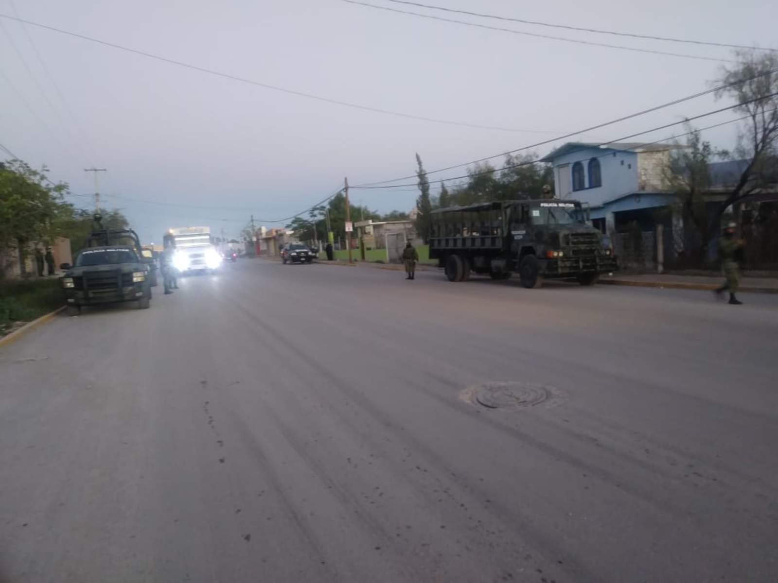 Acciones. Seguridad Pública Municipal y Ejército Mexicano patrullan las calles de Monclova y de los municipios de la región Centro.