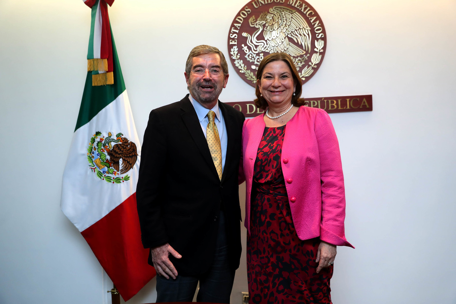 Designación. El Senado ratificó las designaciones de Martha Elena Bárcena como embajadora de México en EU y de Juan Ramón de la Fuente ante la ONU, luego de comparecer en comisiones. (AGENCIAS)