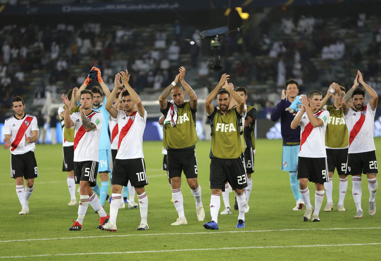 River Plate logró el tercer lugar en el Mundial de Clubes, tras vencer por marcador de 4-0 a la escuadra japonesa de Kashima Antlers. (AP)