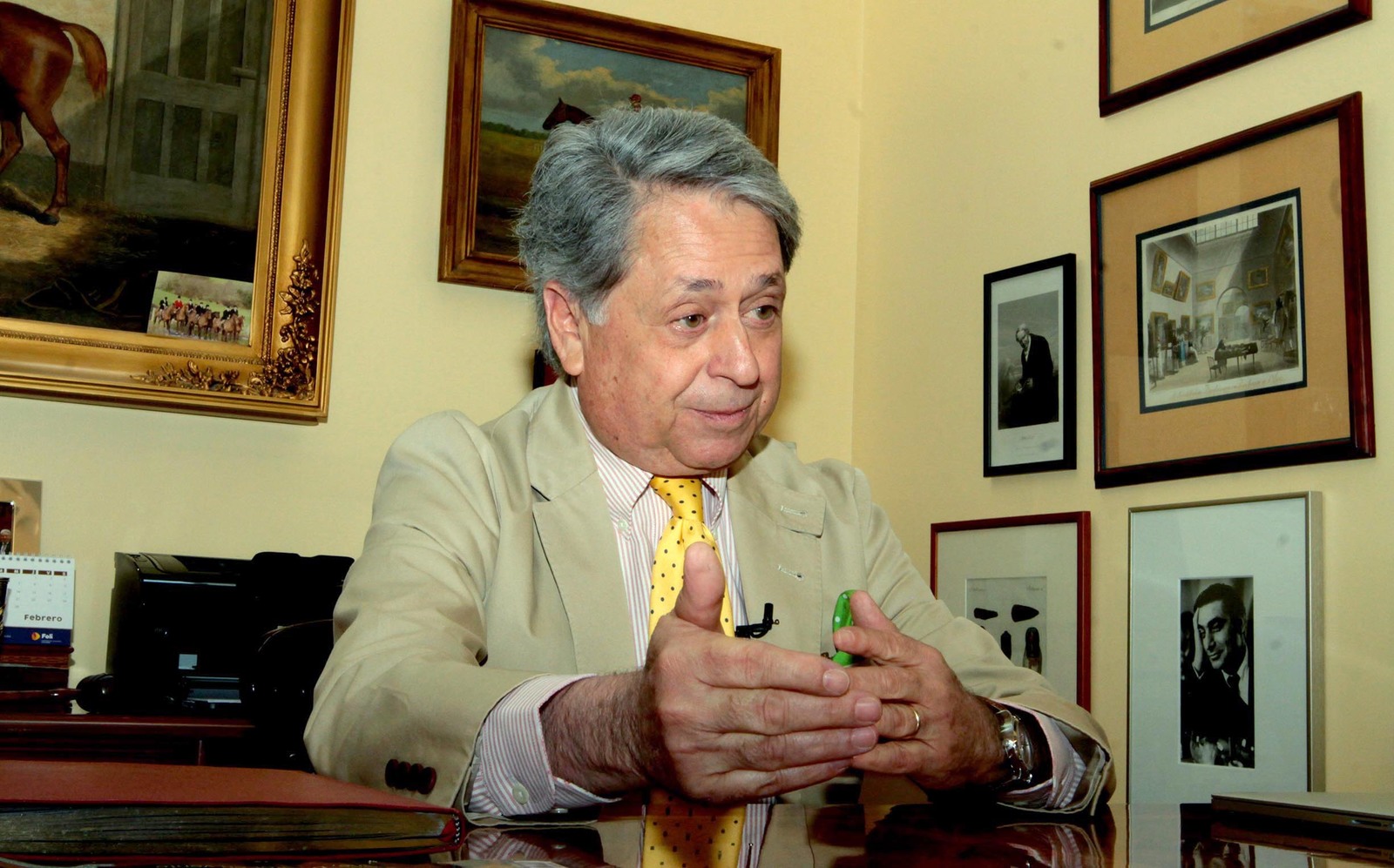 Experto. El coleccionista y empresario José Luis López Morton, director general de Morton Casa de Subasta, reflexiona el tema.