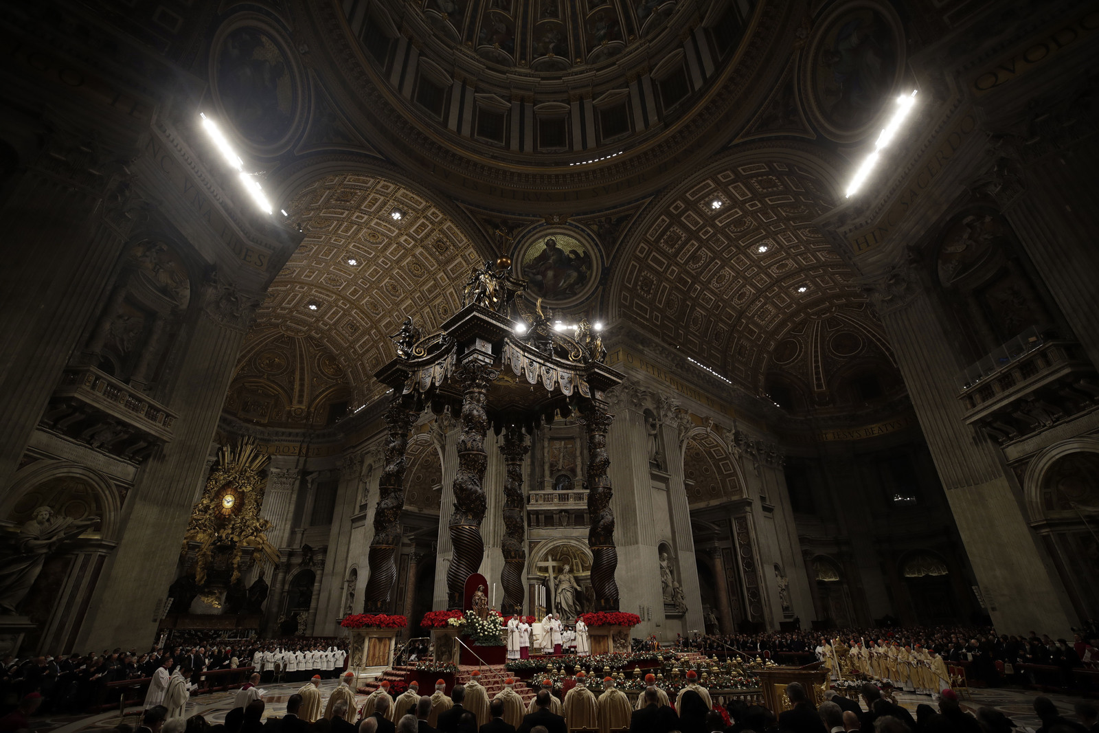 Cambio. La nueva iluminación en la Basílica de San Pedro será hasta diez veces más brillante.
