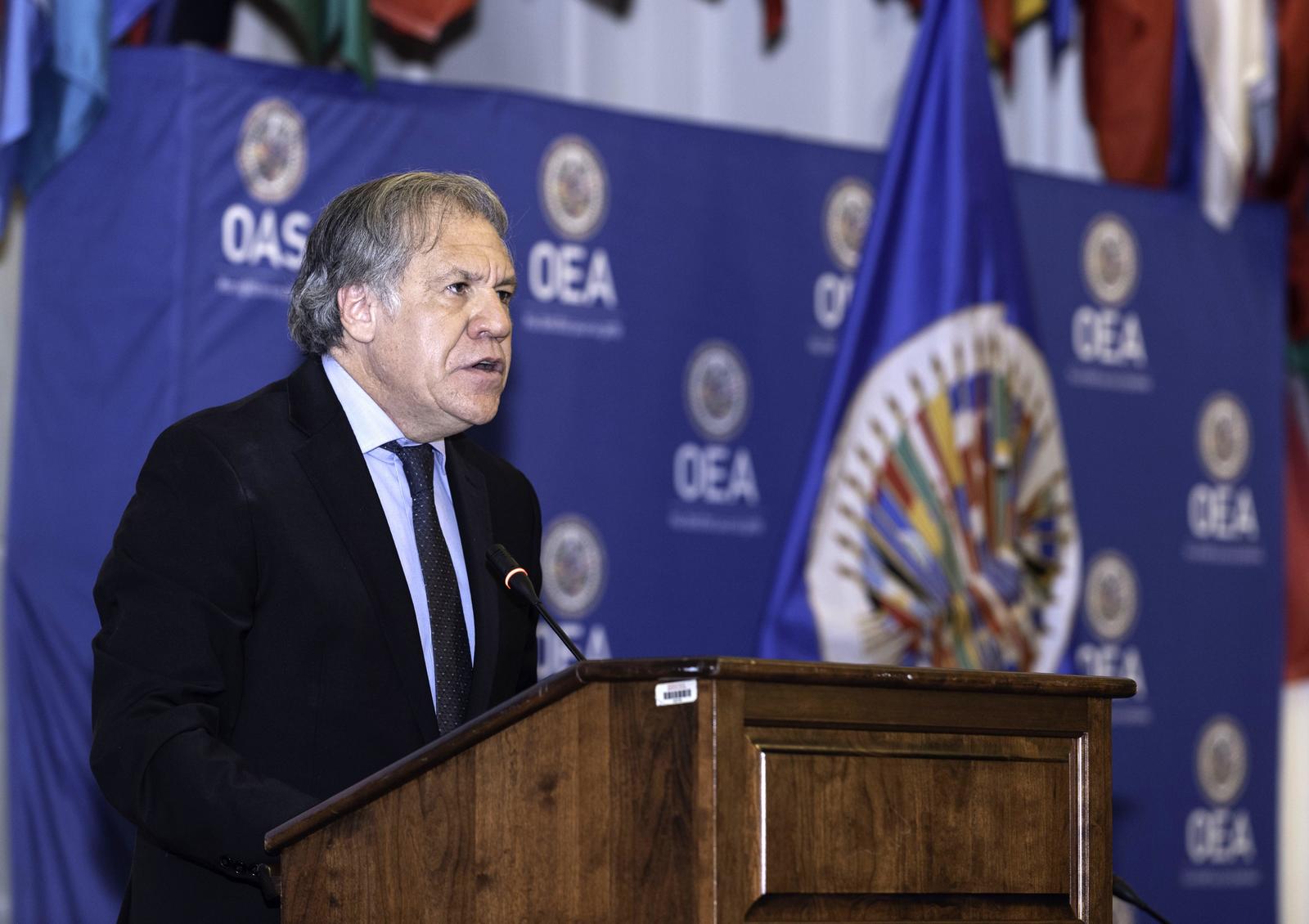 Proceso. El secretario general de la OEA, Luis Almagro, anunció ayer un proceso para suspender a Nicaragua. (EFE)