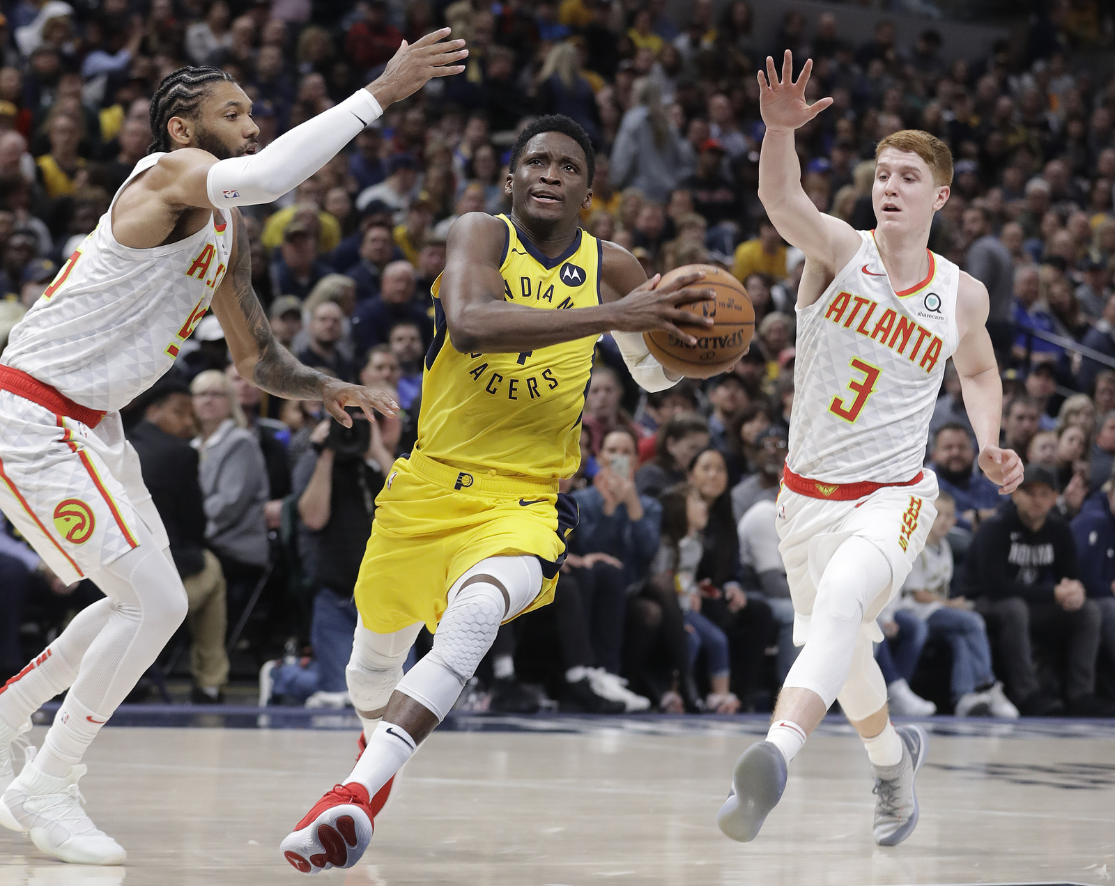 Victor Oladipo metió 22 puntos en la victoria de Pacers.