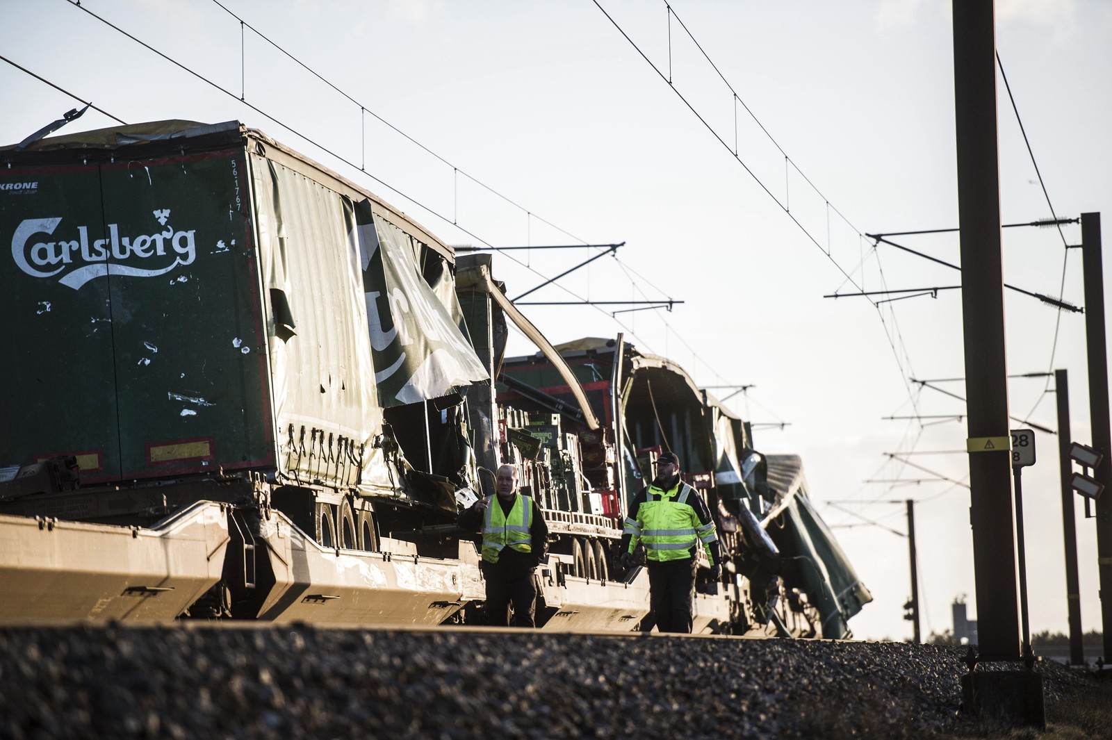 Accidente de tren deja seis muertos en Dinamarca