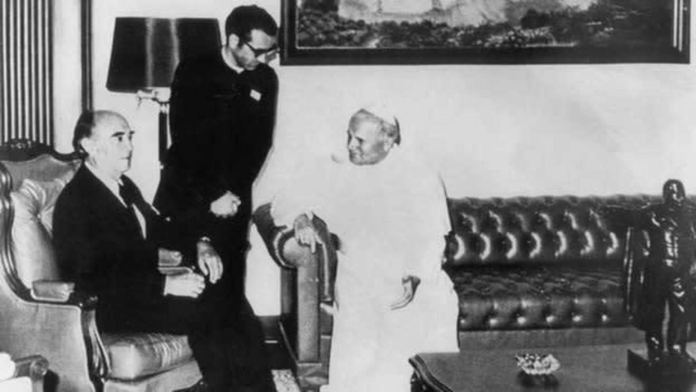 Relación . José López Portillo recibió al papa Juan Pablo I como jefe del estado del Vaticano, hace 40 años.