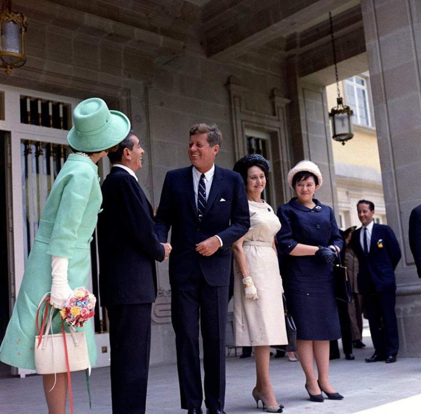 Visita. En junio de 1962, John F. Kennedy visitó a López Mateos.