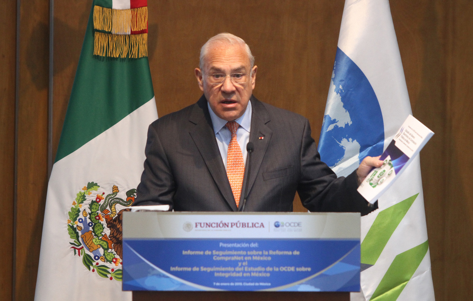 Recorte. José Ángel Gurría señala que será un riesgo para la corrupción recortar salarios. (ARCHIVO)