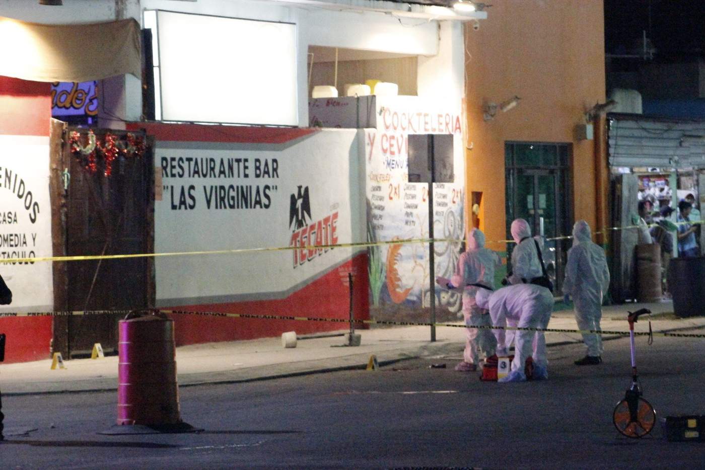 La mañana de hoy 8 de enero de 2018 la Fiscalía General del Estado de Quintana Roo informó de la detención de 'varias' personas, vinculadas al ataque al bar en Playa del Carmen donde murieron siete personas. (EFE)