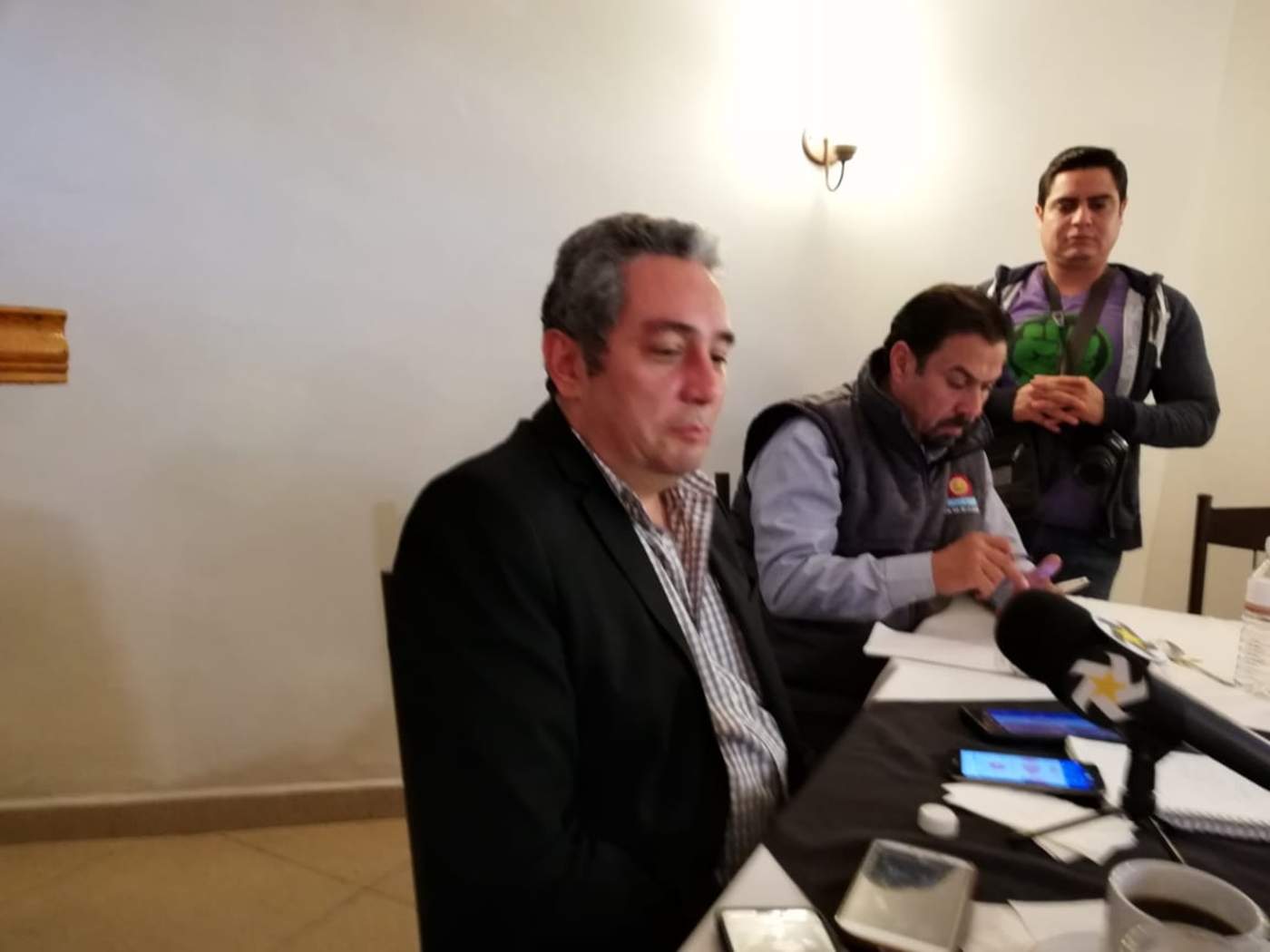 Roberto Muñoz, presidente del Consejo Lagunero de la Iniciativa Privada (CLIP), habló sobre el presupuesto para obras en este año. (EL SIGLO DE TORREÓN) 