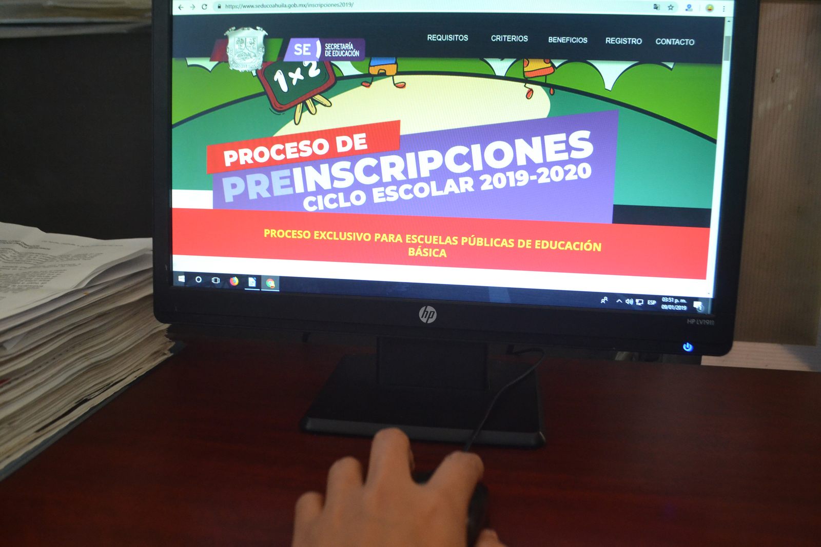 Trámite. Será del 1 al 28 de febrero que arranque el proceso de preinscripciones para educación básica del ciclo escolar 2019-2020. (ANGÉLICA SANDOVAL)
