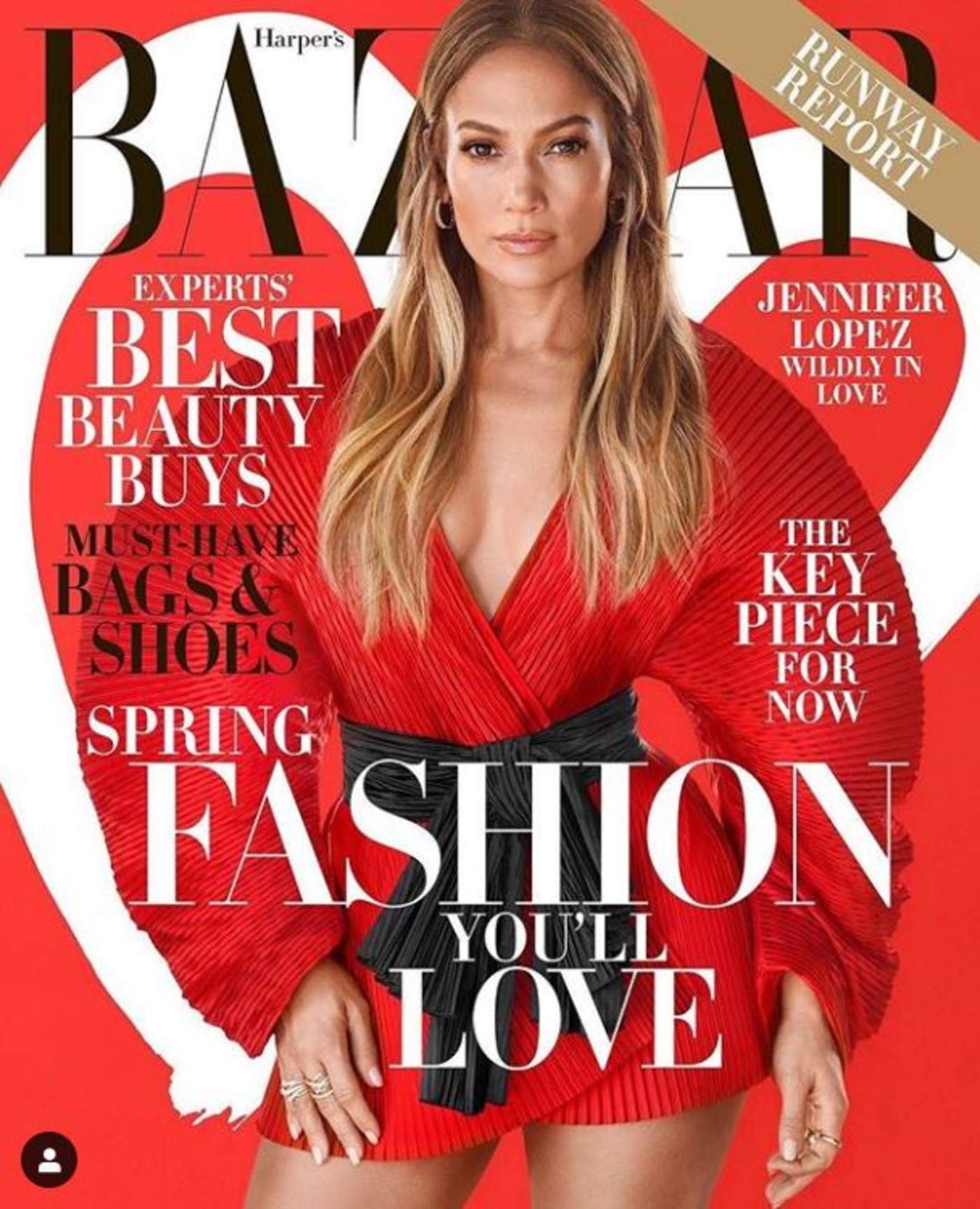 En revista. Jennifer López aparece en la portada de febrero de Harper's Bazaar. (ESPECIAL)