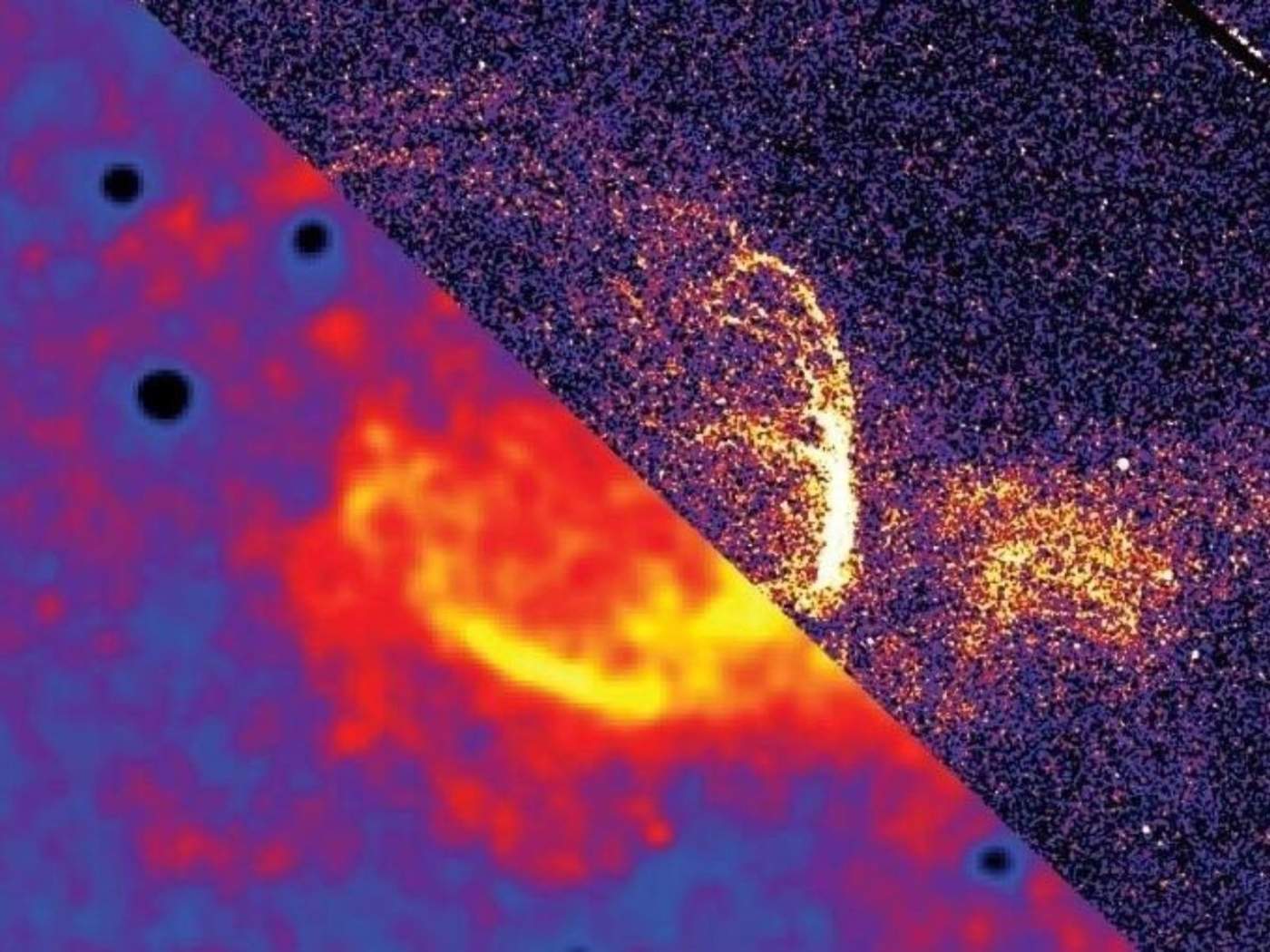 Observan burbuja interestelar en galaxia de Andrómeda