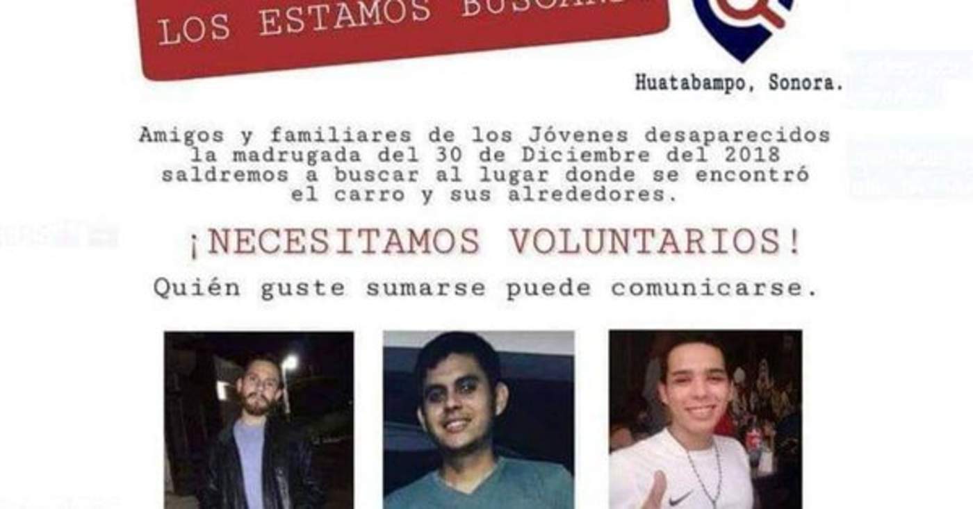 Encuentran tres cuerpos en Sonora; podrían ser los estudiantes desaparecidos 