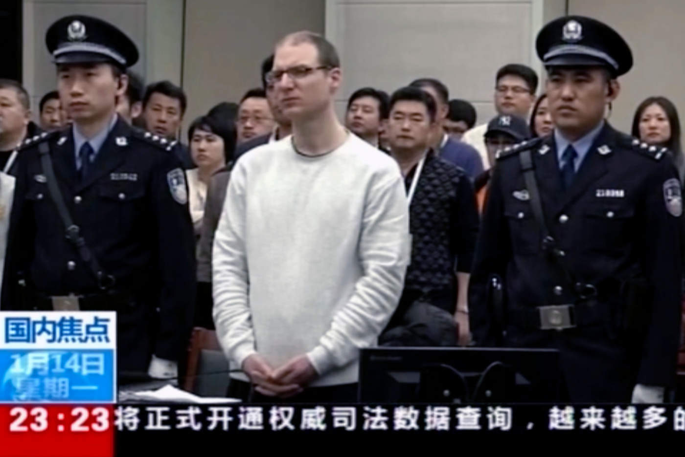 El tribunal en la provincia nororiental de Liaoning condenó a Robert Lloyd Schellenberg a muerte tras rechazar su declaración de inocencia y declararlo culpable de complicidad en contrabando de drogas. (AP)