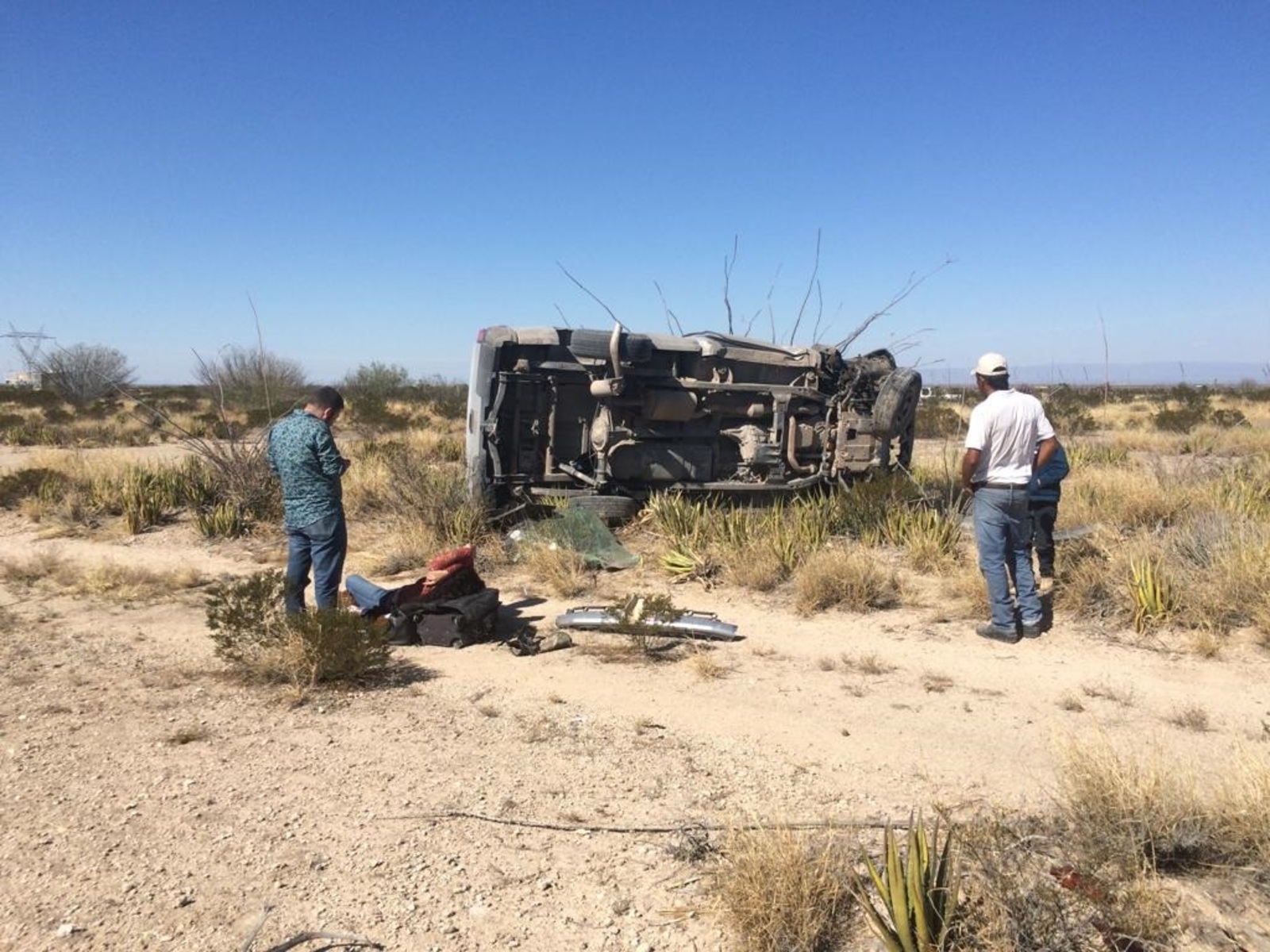 Accidente. Algunos de los lesionados fueron trasladados en helicópteros a Saltillo y Torreón. (EL SIGLO DE TORREÓN)