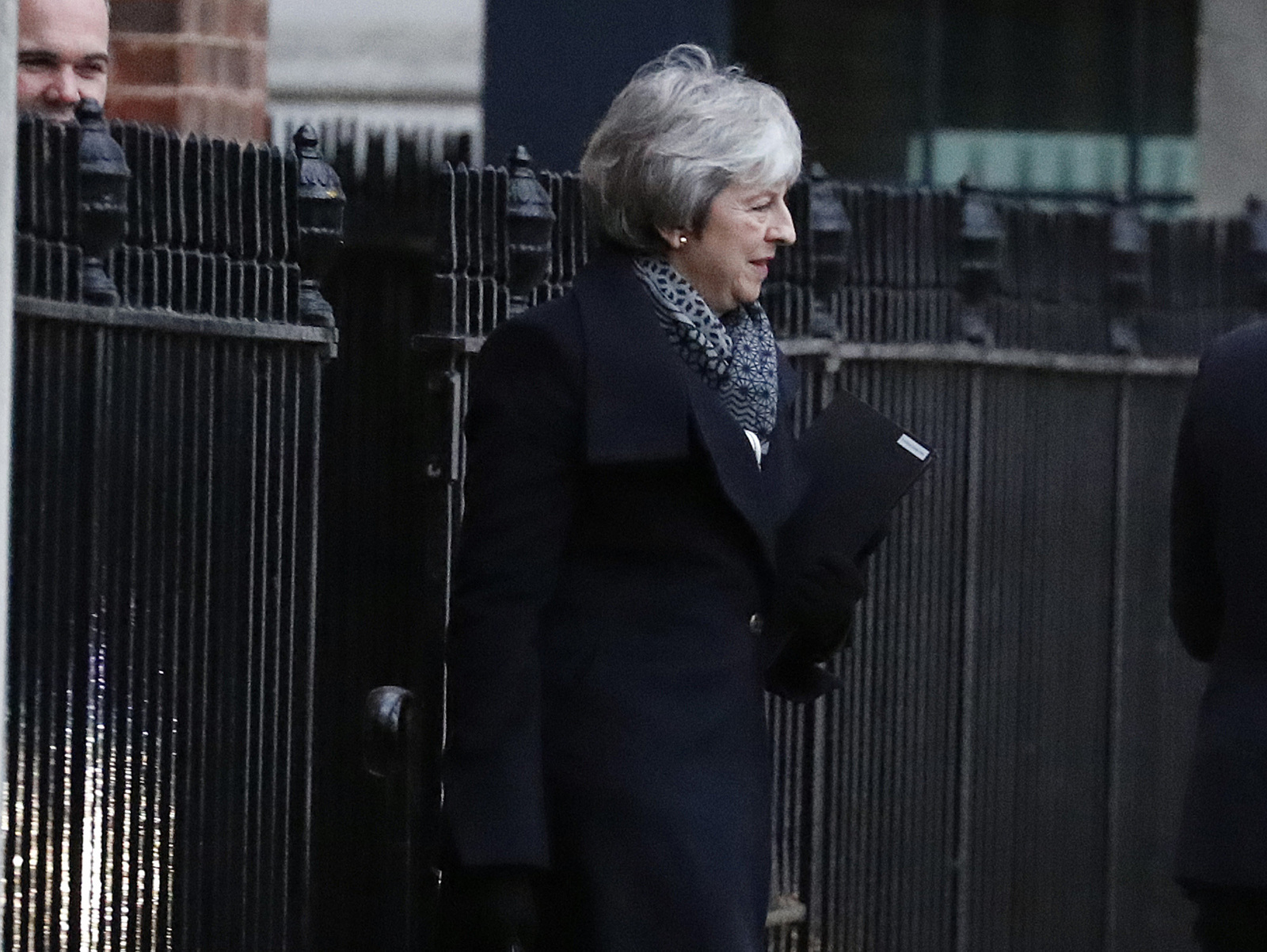Se agotó el tiempo. Theresa May afronta un momento clave para su futuro y el del Reino Unido. (AP)