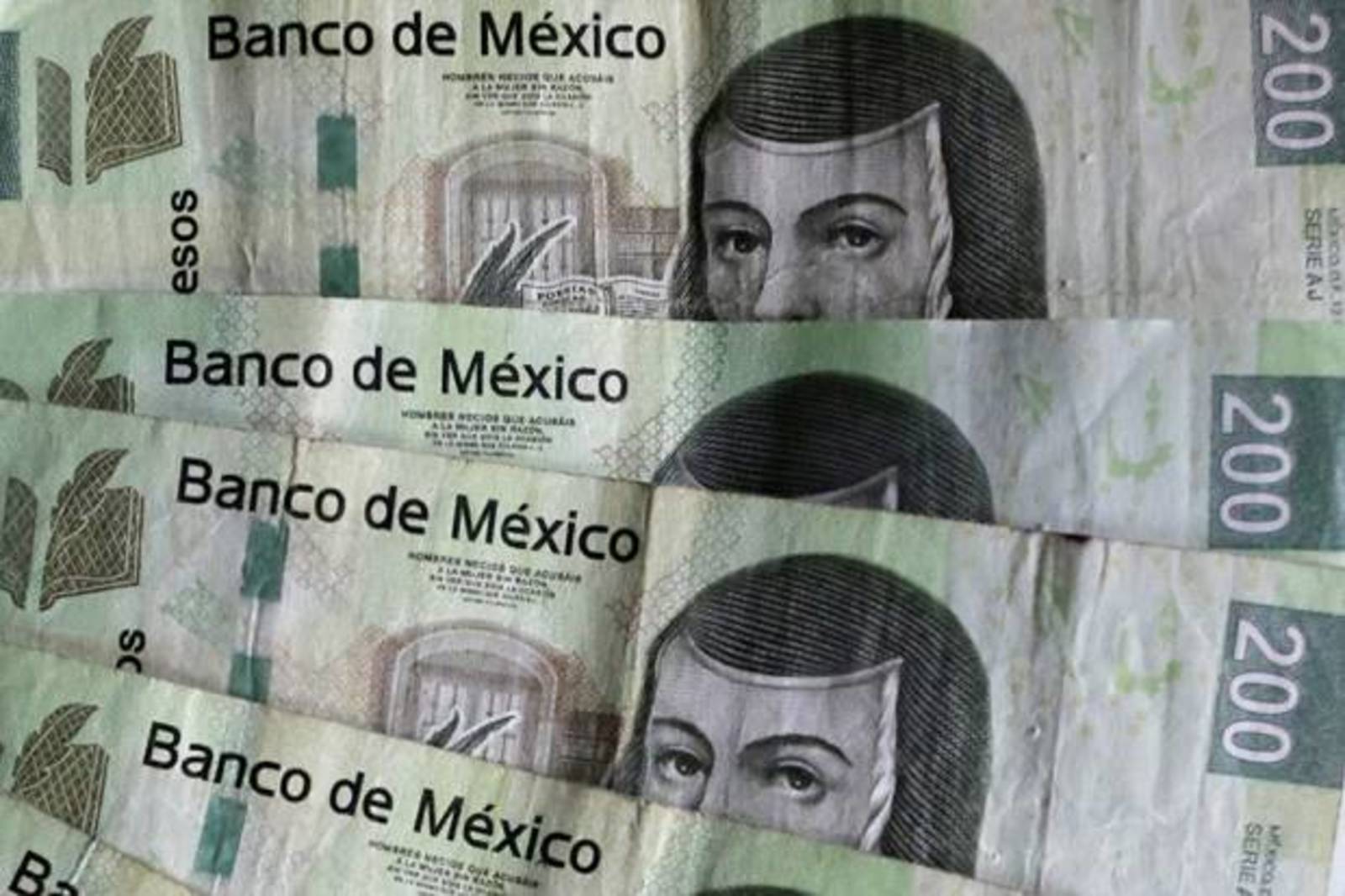 Billetes. El más falsificado es el de 200 pesos, seguido por el de 100, según información del Banco de México. (ARCHIVO)