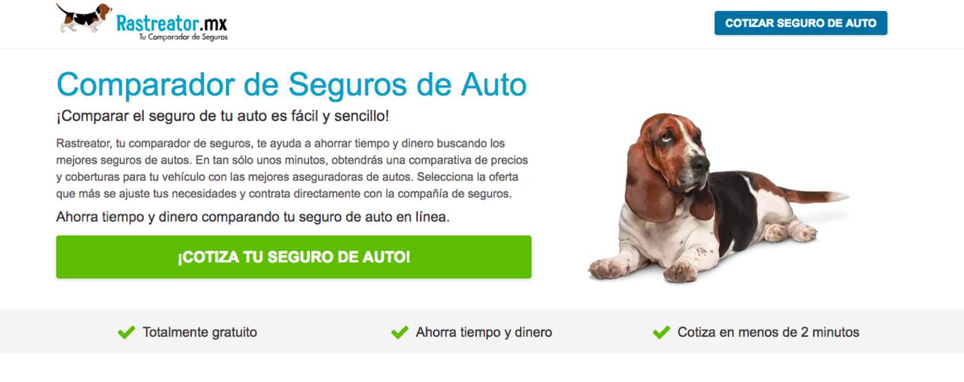 Rastreator.mx te ofrece los mejores seguros de automóvil en México