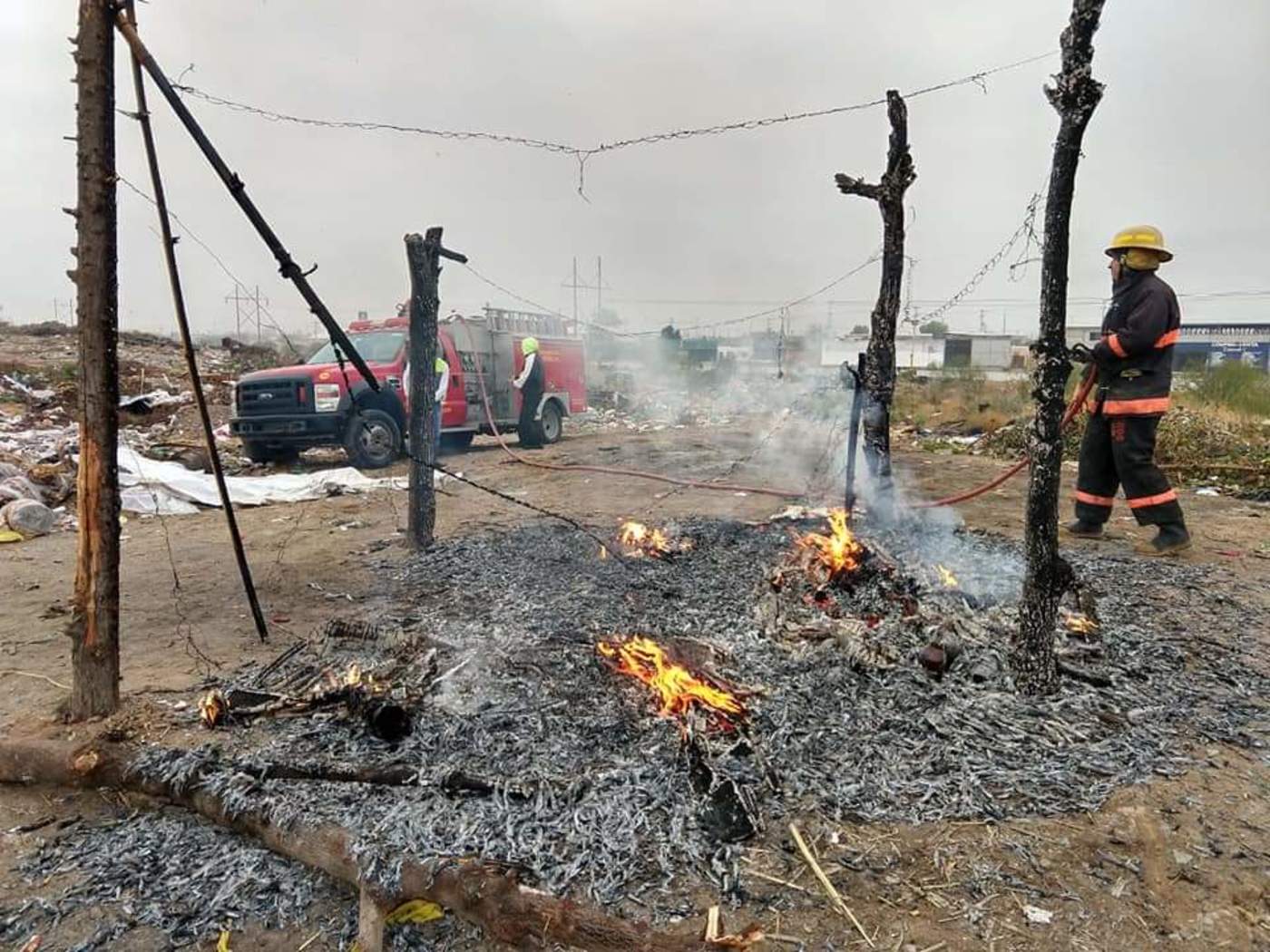 Se incendia jacal en Torreón