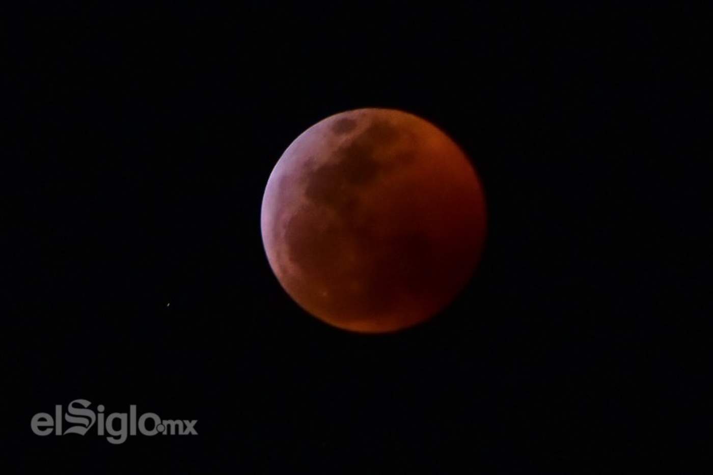 Así de vio  el eclipse lunar desde Torreón