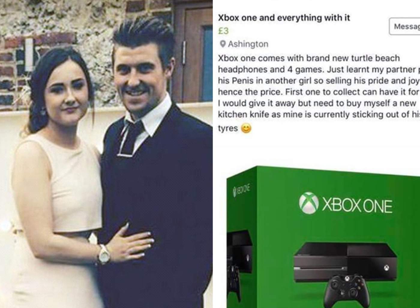 Su esposo le fue infiel y en venganza vende su Xbox One