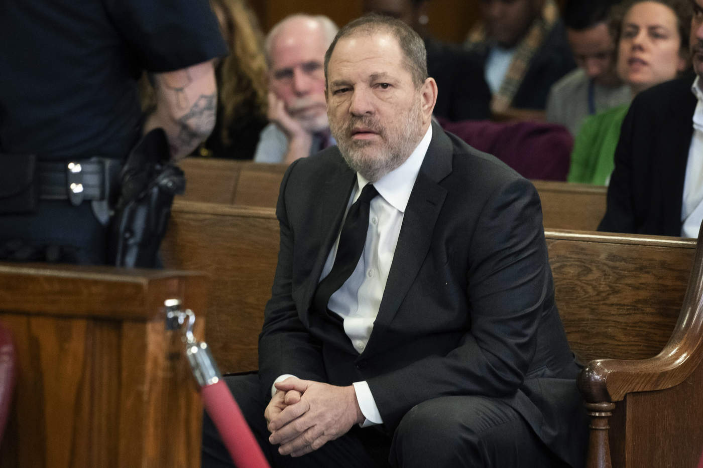 Un juez de Nueva York aprobó este viernes el cambio de equipo de defensa de Harvey Weinstein. (AP) 