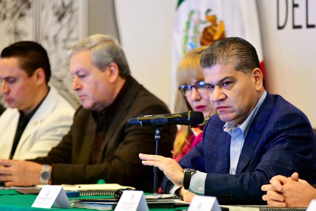 Objetivo. El gobernador Miguel Ángel Riquelme Solís ratificó que la coordinación para la estrategia de seguridad es prioritaria.