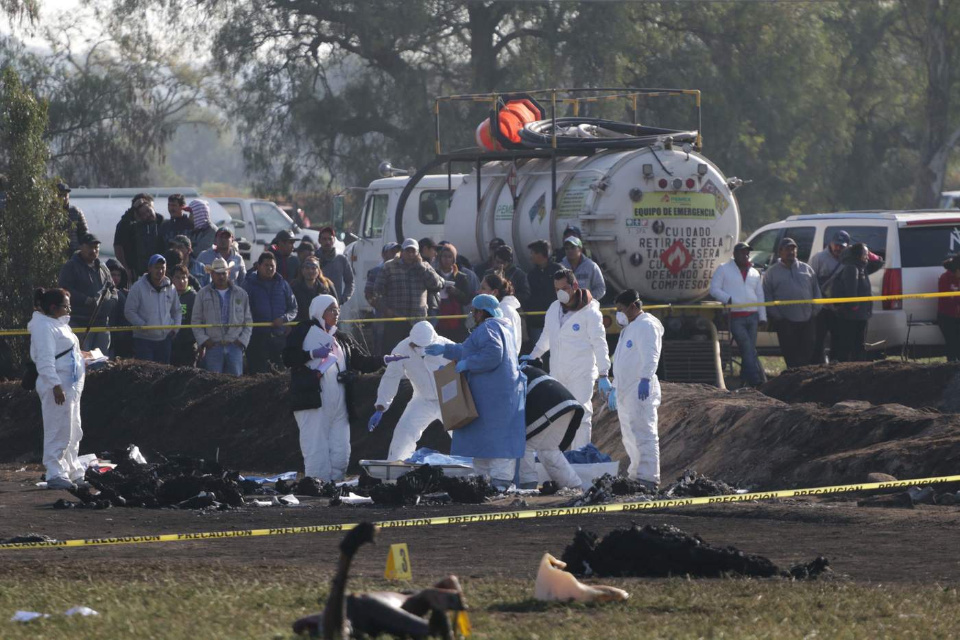 Suman 114 muertos por explosión en Hidalgo