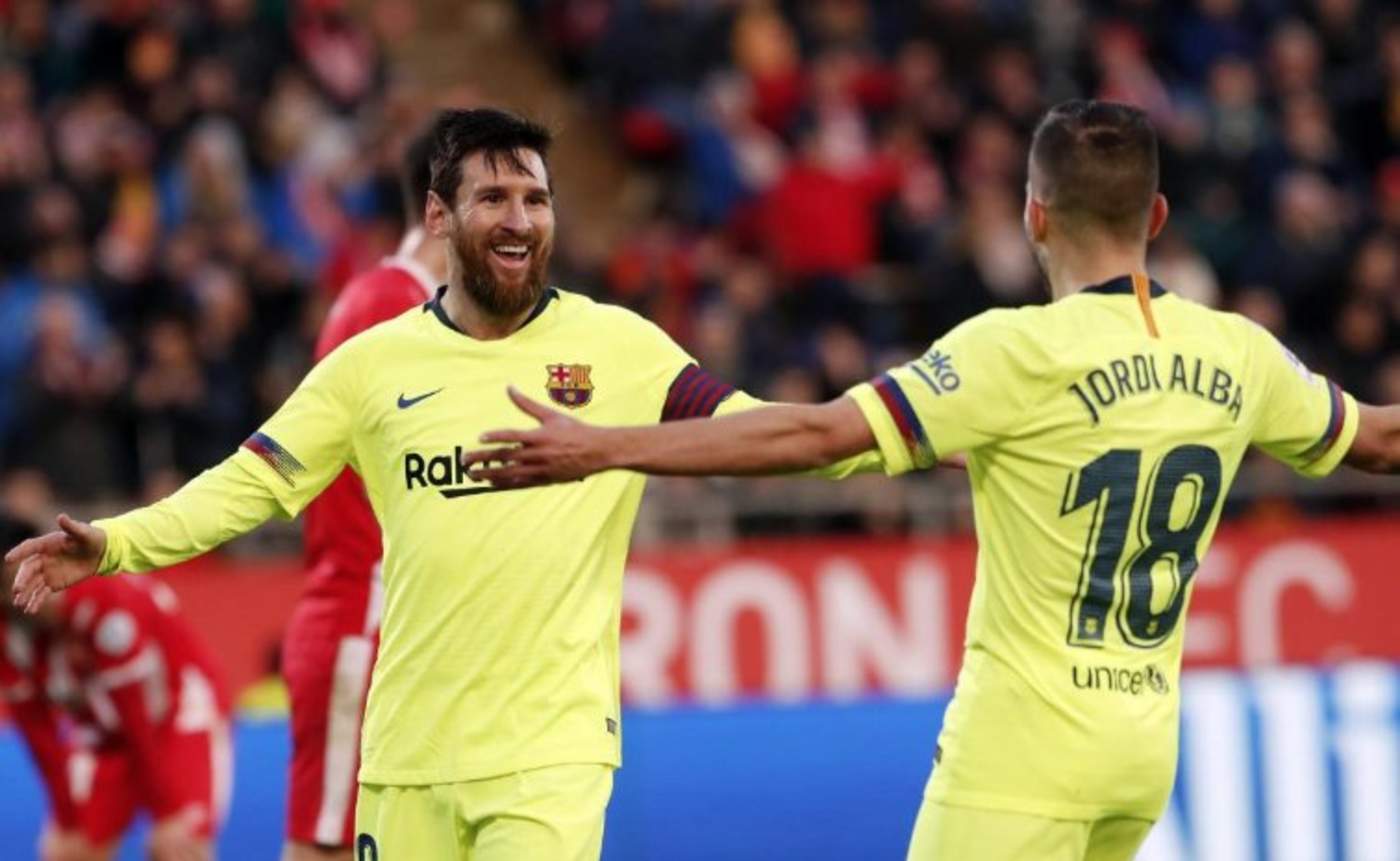 El argentino Lionel Messi sigue guiando al Barcelona en busca de un nuevo campeonato de LaLiga. (Especial)