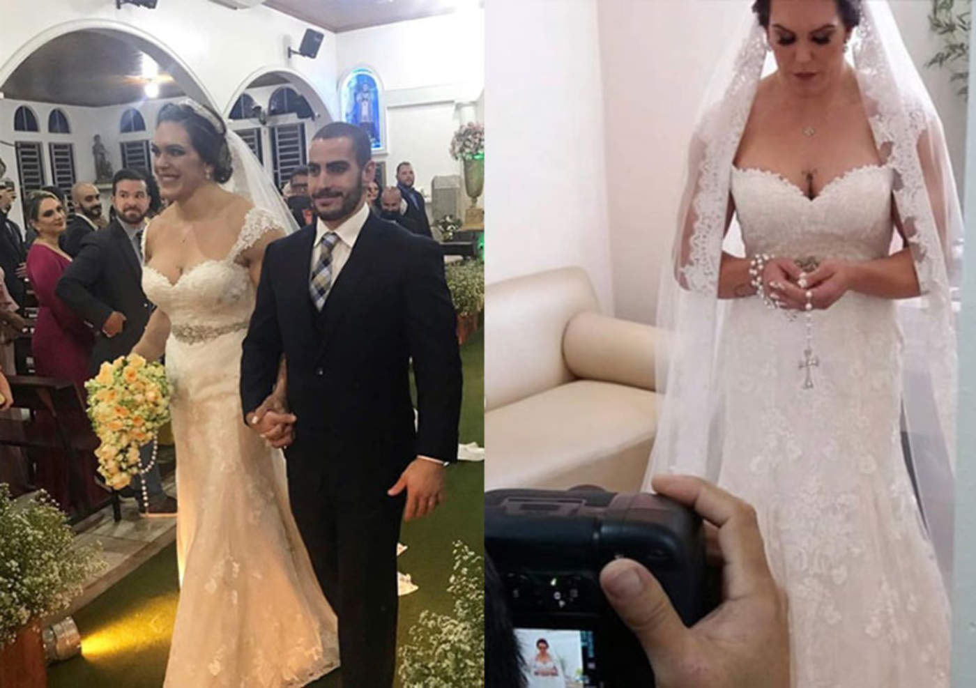 Su boda se hizo viral a travesee redes sociales. (INTERNET) 