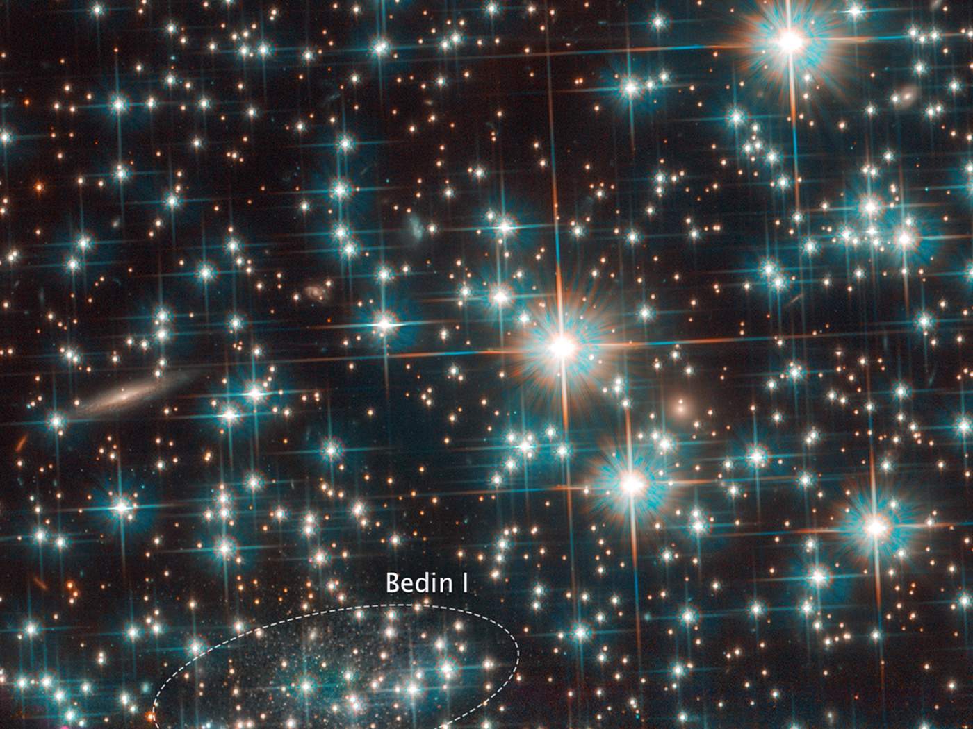 Bedin 1 es el nombre que recibió esta galaxia esferoidal enana, la cual en su mayor extensión, mide cerca de tres mil años luz, y es mil veces más tenue que la Vía Láctea. (ESPECIAL)