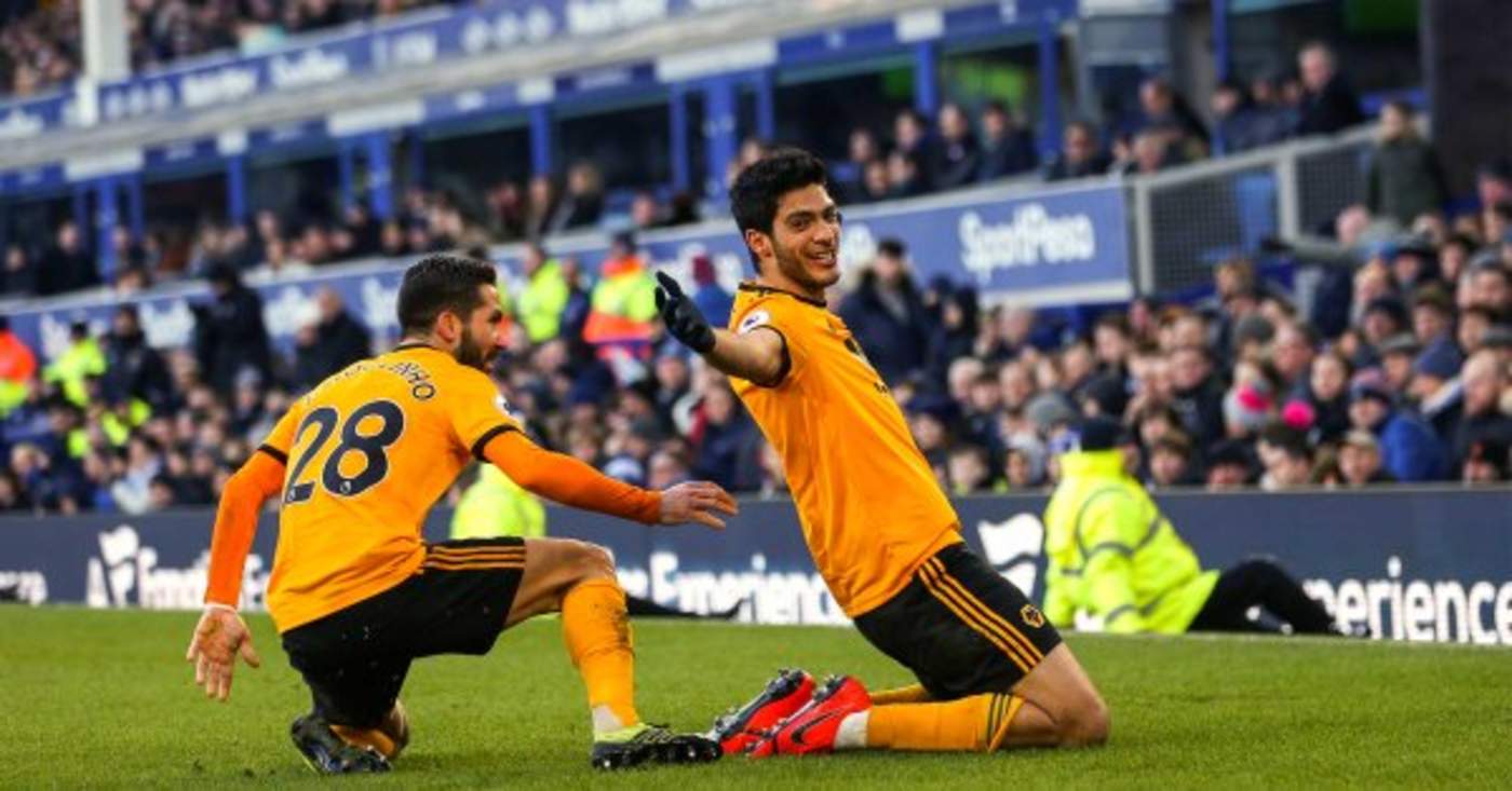 Gana Wolverhampton 3-1 a Everton con gol de Raúl Jiménez