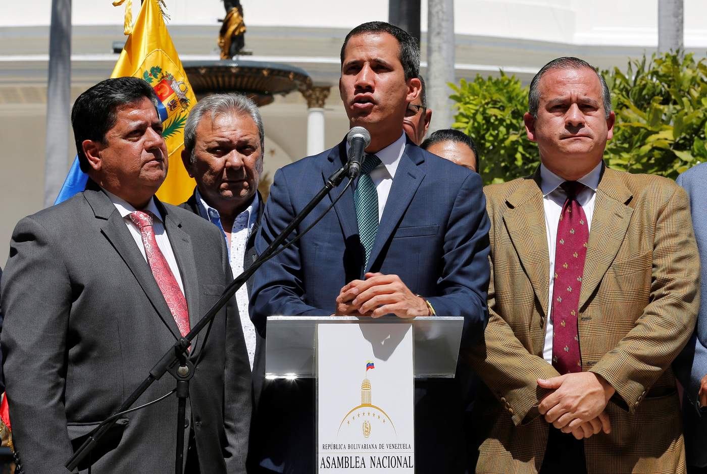 España y otros 18 países de la Unión Europea (UE) firmaron ayer una declaración conjunta de apoyo y reconocimiento al presidente de la Asamblea Nacional venezolana, Juan Guaidó, como 'presidente encargado de Venezuela'. (EFE)