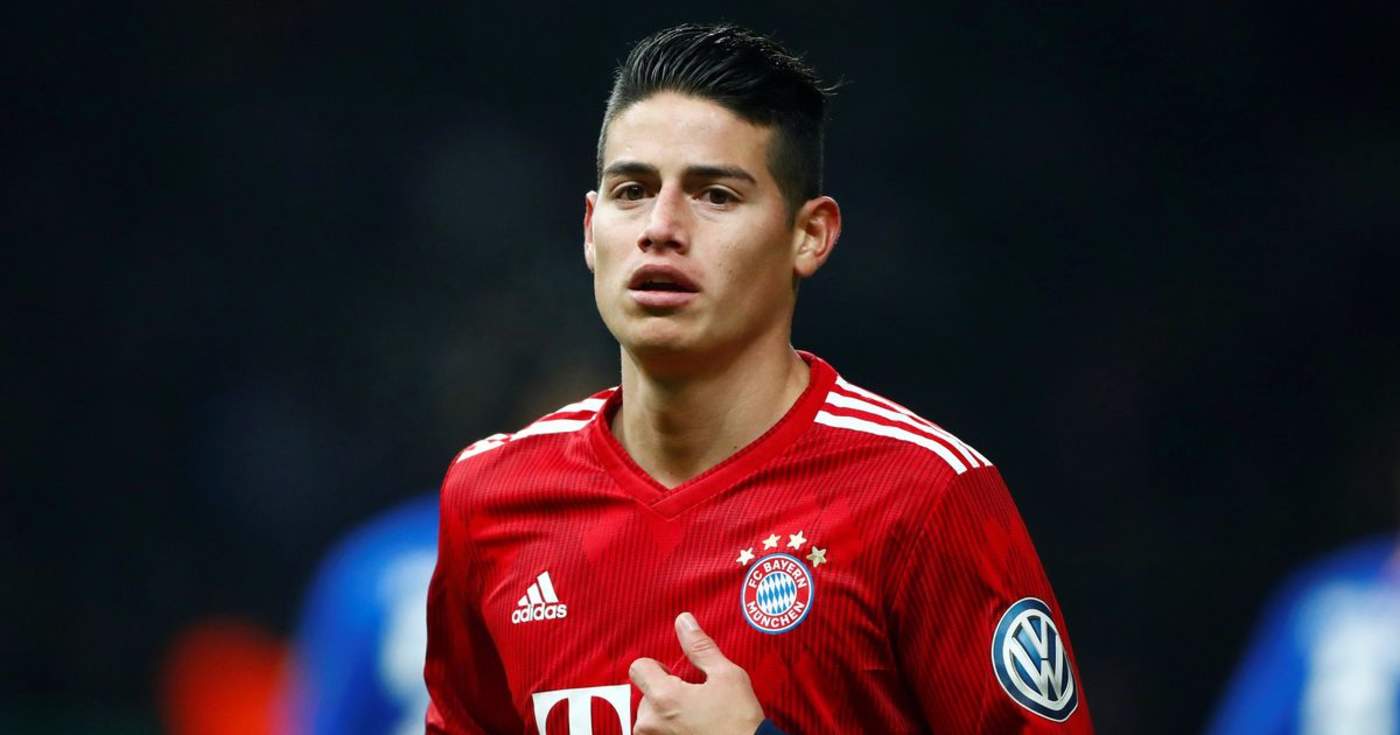 El colombiano James Rodríguez no ha tenido mucha actividad últimamente con el Bayern Munich. (Especial)