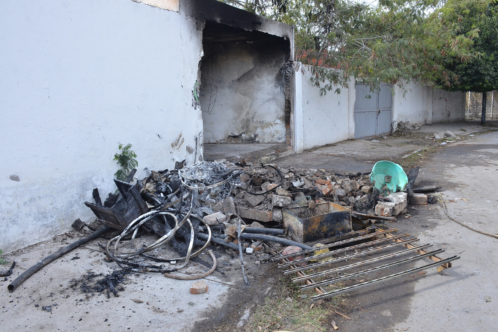 Se incendia casa en Gómez Palacio