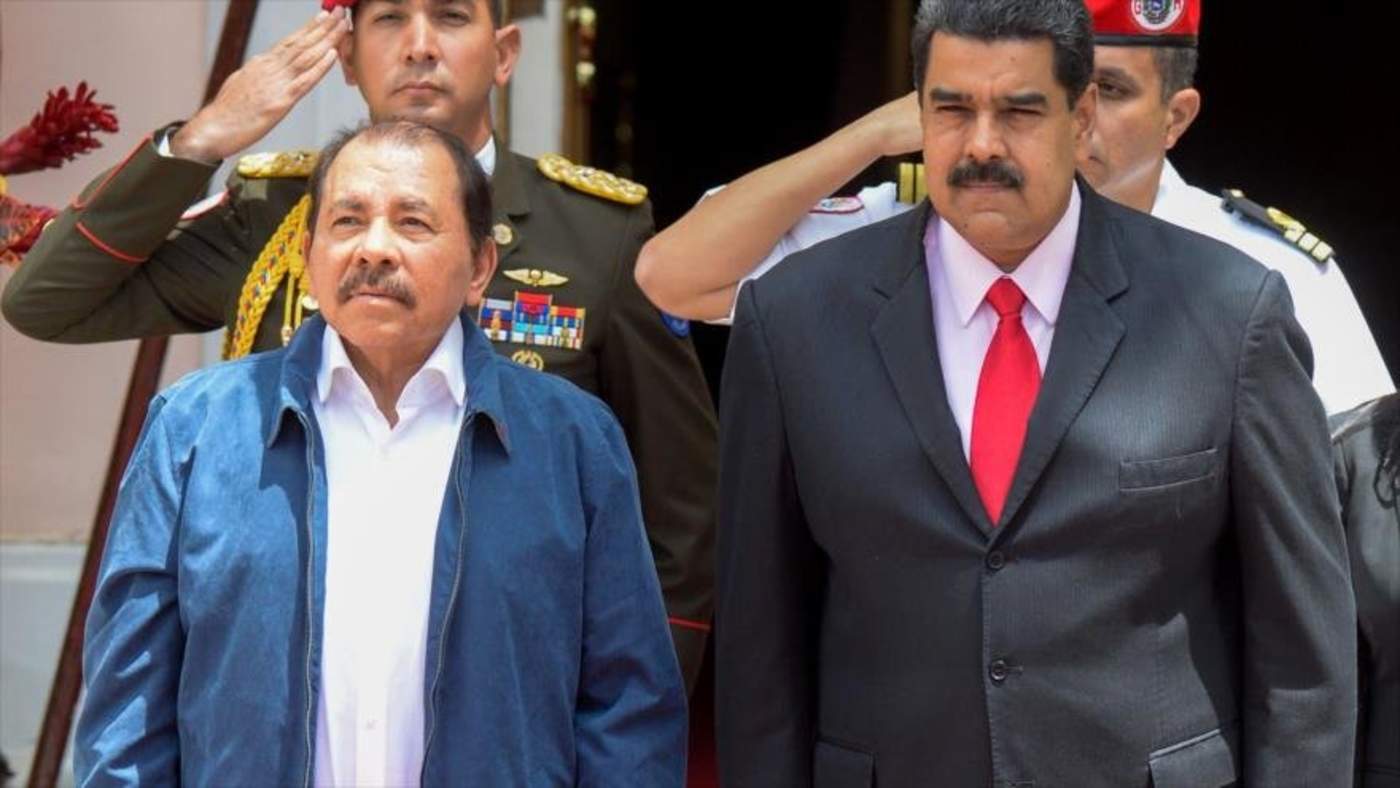 También el embajador de Venezuela en Nicaragua, Francisco Javier Arrúe, que agradeció al presidente Ortega por apoyar a su aliado venezolano. (ESPECIAL)