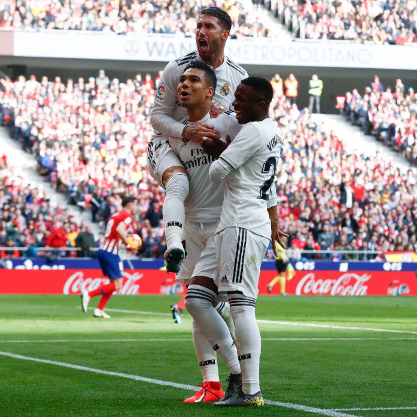El Real Madrid recientemente ganó el derbi madrileño ante Atlético por marcador de 3-1. (Especial)