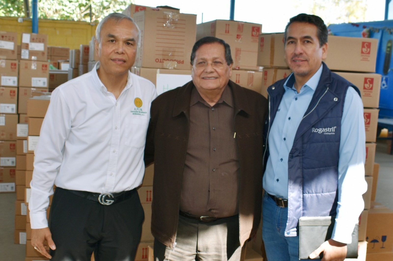 Miguel Chong, Francisco Espinoza y Juan José Juárez.