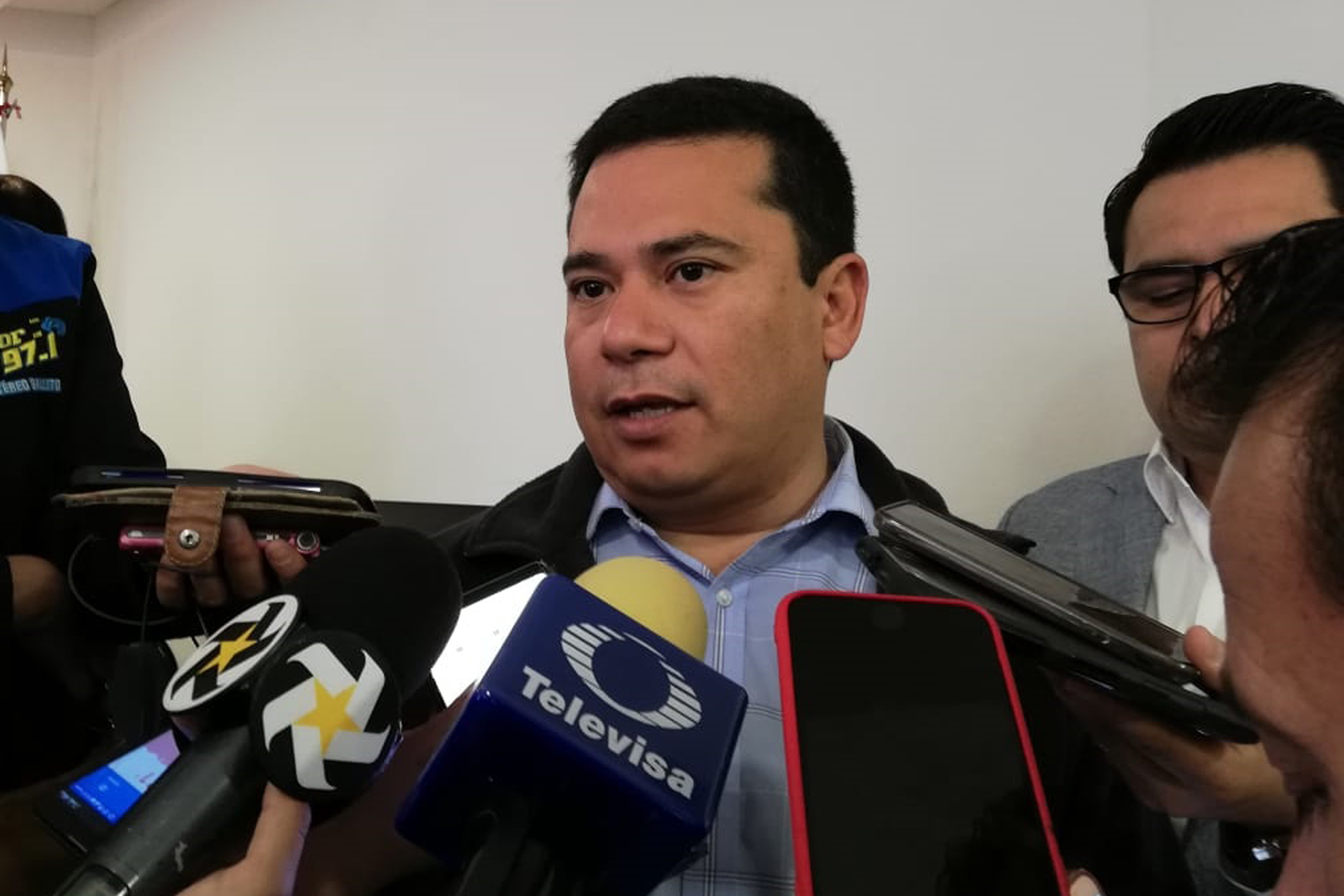 El delegado del Gobierno federal en Coahuila, Reyes Flores Hurtado reconoció que aún no hay un espacio para Nafin. (GUADALUPE MIRANDA)