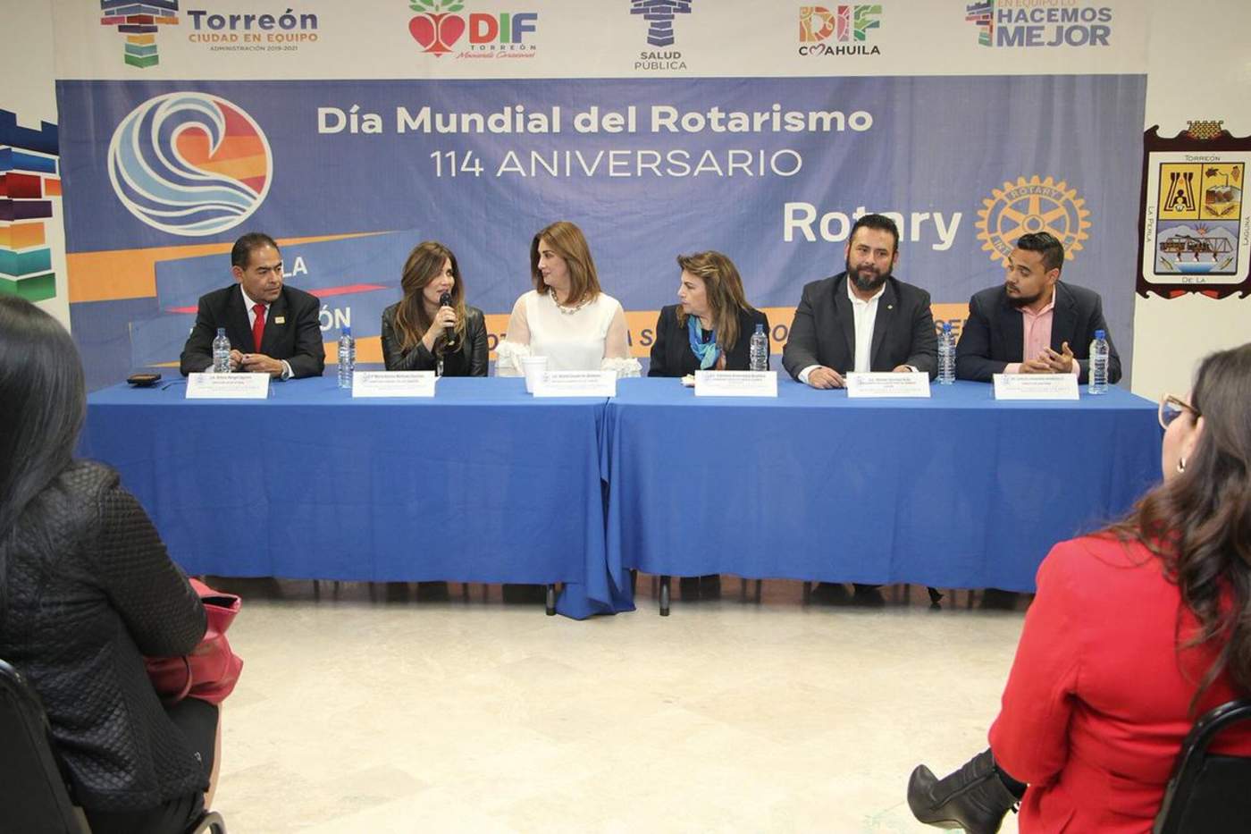 En el marco del Día Mundial del Rotarismo, anuncian Macro Brigada de Salud en Torreón. (ANGÉLICA SANDOVAL) 