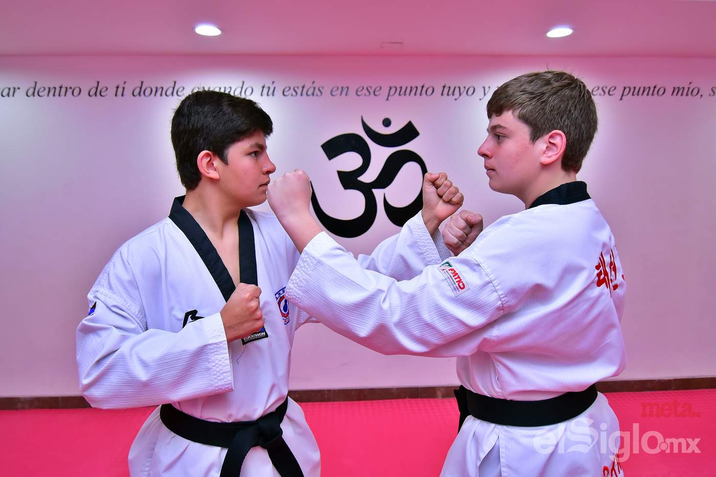 Los hermanos Pérez Sánchez han sido constantes, ya que entrenan tae kwon do desde que tenían cinco años de edad.